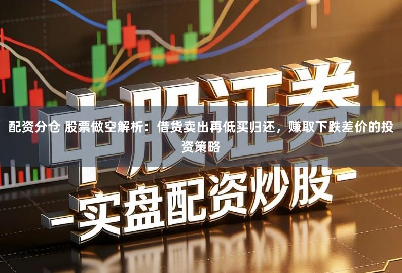 配资分仓 股票做空解析：借货卖出再低买归还，赚取下跌差价的投资策略