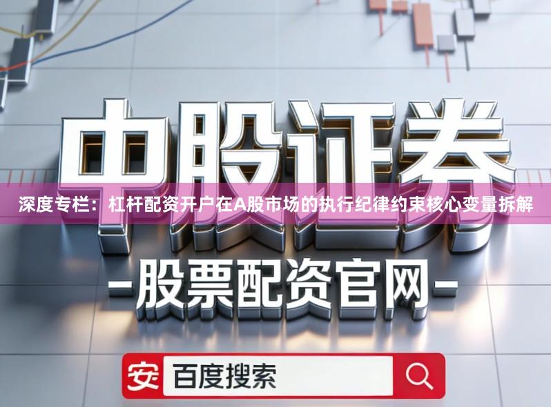 深度专栏：杠杆配资开户在A股市场的执行纪律约束核心变量拆解
