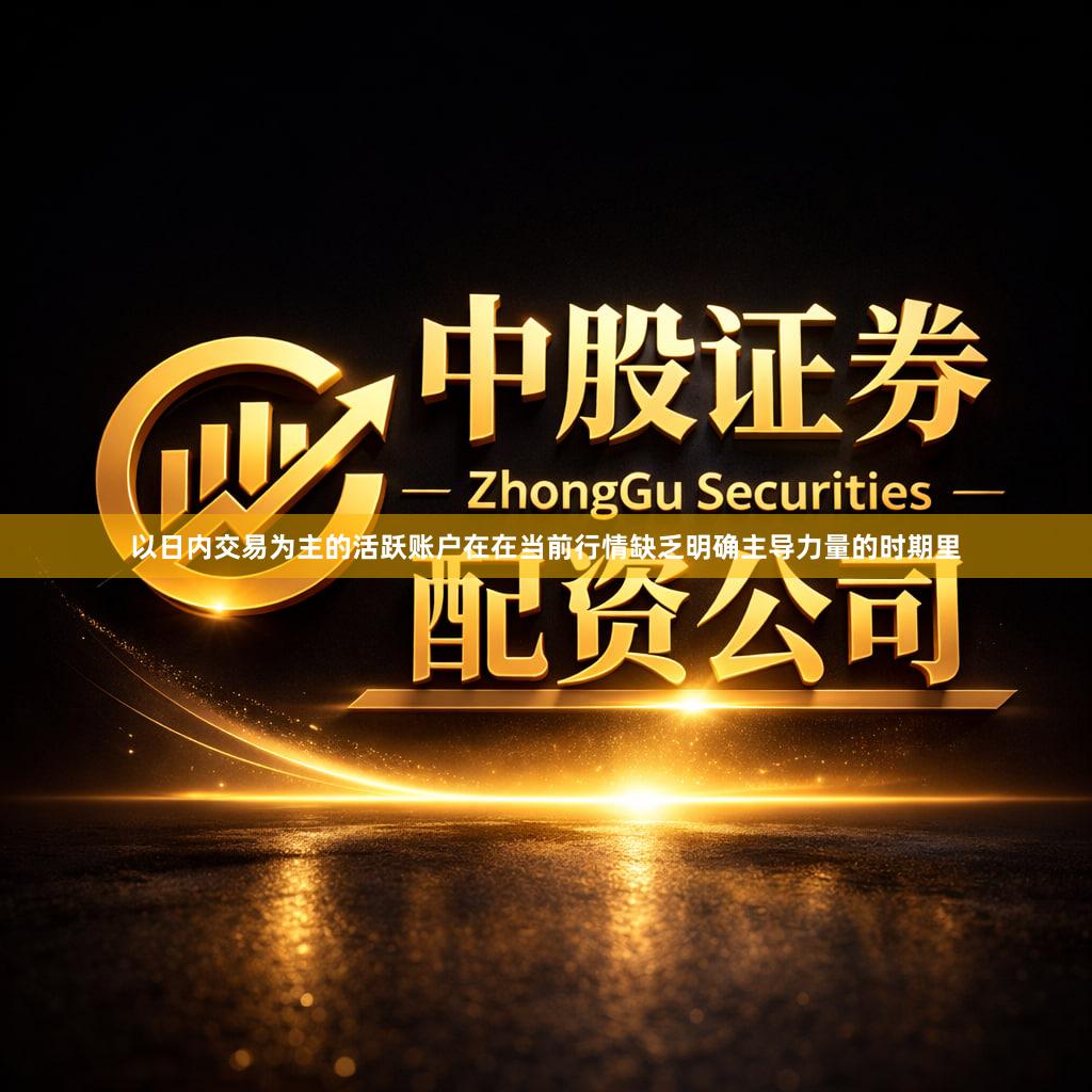 以日内交易为主的活跃账户在在当前行情缺乏明确主导力量的时期里